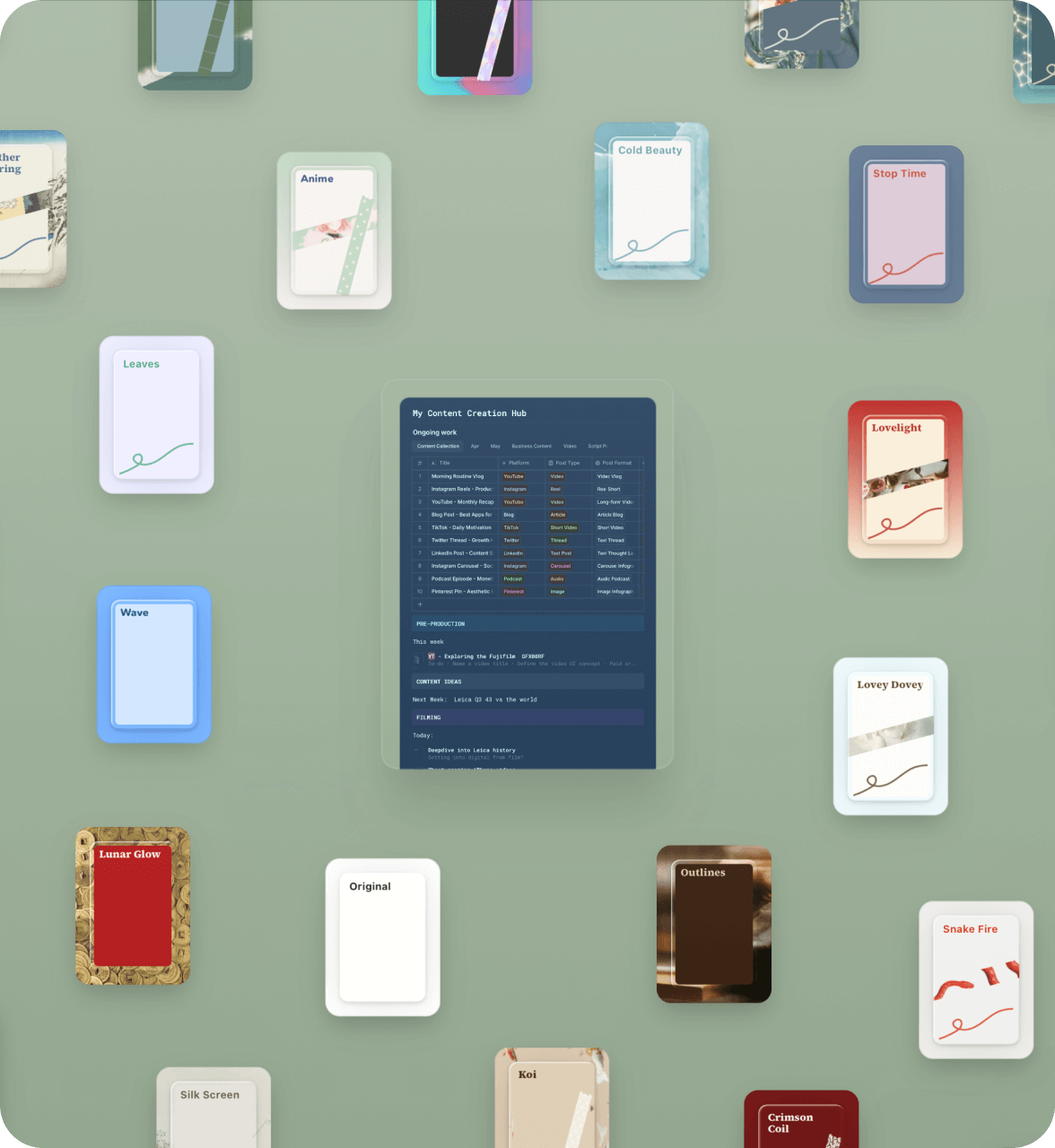 Saving and reusing background